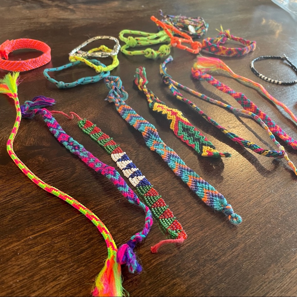 Collection of 90s Friendship Bracelets and Anklets - Picture 8 of 8